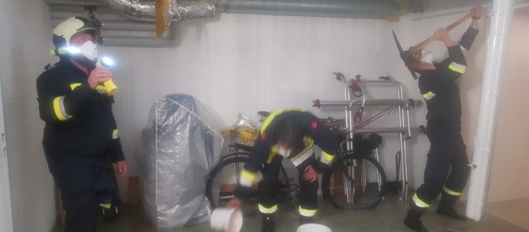 Auspumparbeiten in der Florianigasse