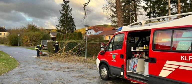 Sturmschaden in der Mandlinggasse